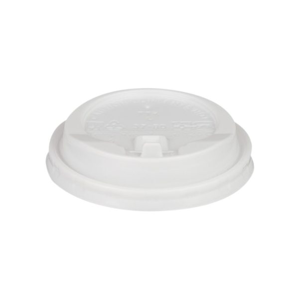 Pokrov z luknjo PP d=80 mm bel 100 kos