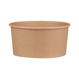 Papirnata posoda 1100 ml d=150 mm kraft brez pokrova 50 kos