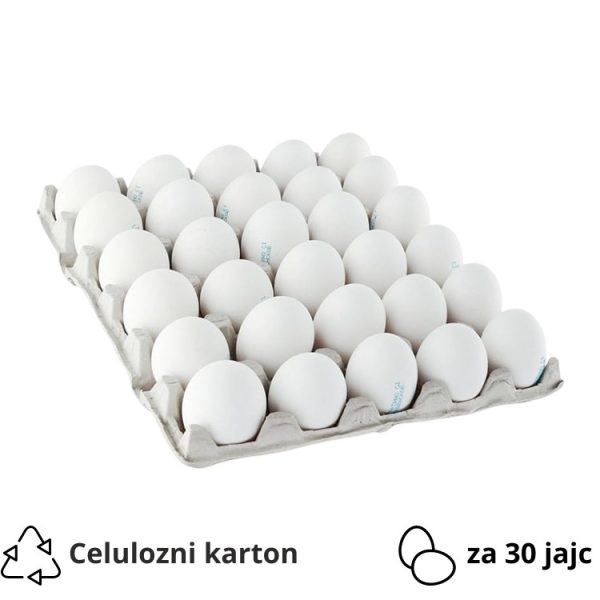 Pladenj za 30 jajc celulozni karton, siva [125 kos/pak]