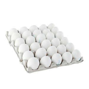 Pladenj za 30 jajc celulozni karton, siva [125 kos/pak]