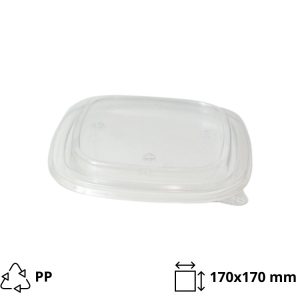Pokrov PP za posodico 750/1000/1200 ml 170×170 mm 50 kos
