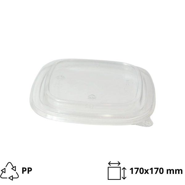 Pokrov PP za posodico 750/1000/1200 ml 170×170 mm 50 kos