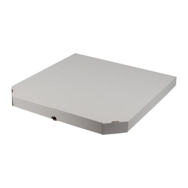 Škatla za pizzo 26х26х4 cm bela [100 kos/pak]