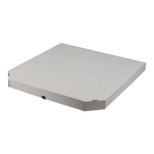 Škatla za pizzo 33х33х4 cm bela [100 kos/pak]