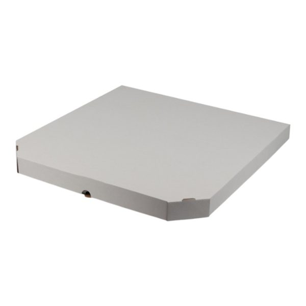 Škatla za pizzo 33х33х4 cm bela [100 kos/pak]