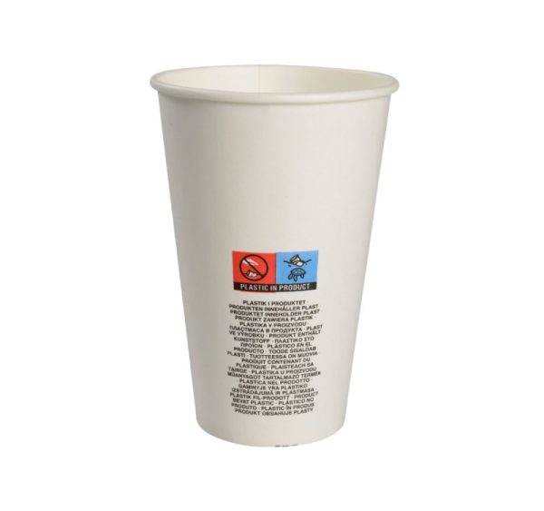 Papirnati kozarci 300 (350) ml d=80 mm za hladne napitke dvojni PE 50 kos