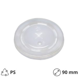 Pokrov raven z luknjo PS d=90 mm 100 kos