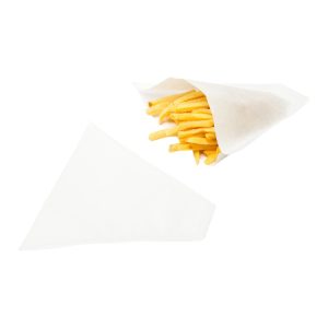 Vrečke za krompirček 170×130 mm bele 200 kos