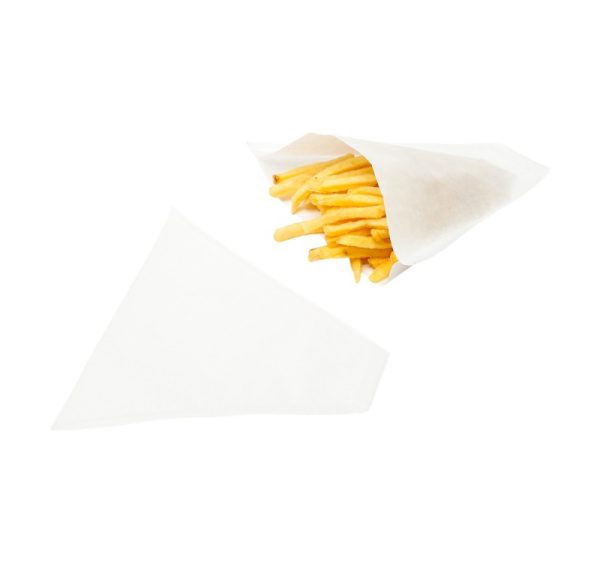 Vrečke za krompirček 170×130 mm bele 200 kos