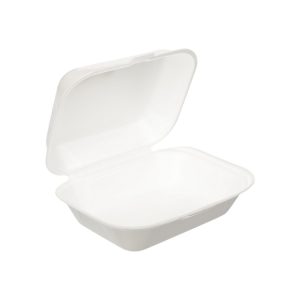 Burger embalaža 185x150x75 mm XPS bela 100 kos