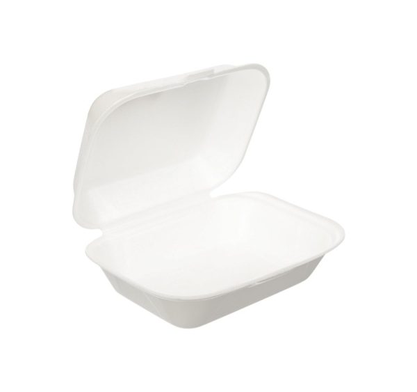 Burger embalaža 185x150x75 mm XPS bela 100 kos