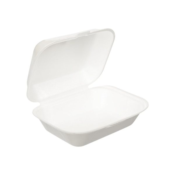 Burger embalaža 185x150x75 mm XPS bela 100 kos