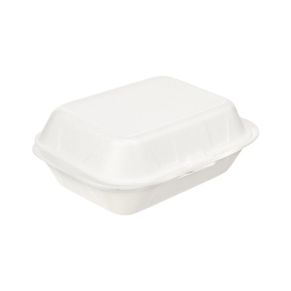 Burger embalaža 185x150x75 mm XPS bela 100 kos