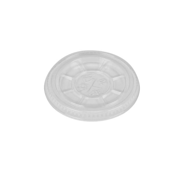 Pokrov raven z luknjo rPET d=78 mm 50 kos