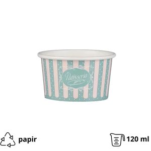 Lončki za sladoled 120 ml (4oz) ICE CREAM design d=7,7cm, h=4,8cm 50 kos