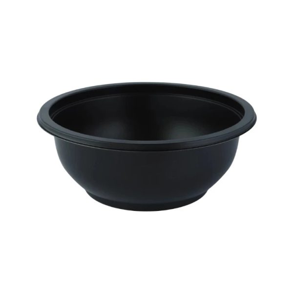 Posodica PP 500 ml d=145 mm h=60 mm črna, brez pokrova [100 kos/pak]