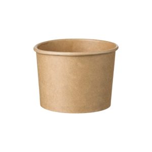 Lončki za sladoled 240 ml kraft 50 kos