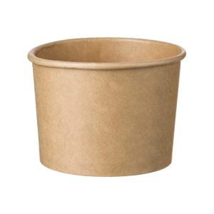 Lončki za sladoled 240 ml kraft 50 kos