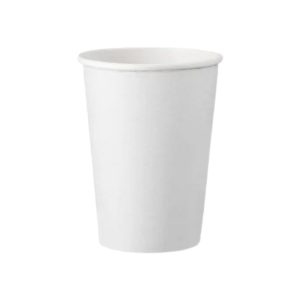 Papirnati kozarci 250 (280) ml d=80 mm 1-slojni beli SUP, 50 kos
