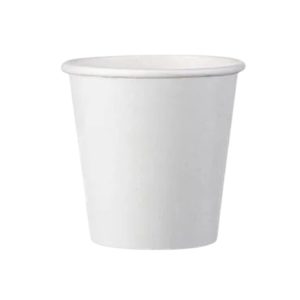 Papirnati kozarci 100 (120) ml d=62 mm 1-slojni beli SUP, 50 kos