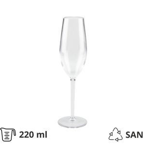 Kozarci trdi pralni za penino 220 ml 24 kos