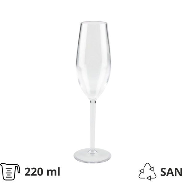 Kozarci trdi pralni za penino 220 ml 24 kos