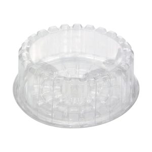 Posodica za torte s pokrovom PET d=210 mm h=110 mm (spodaj), 100 kos/pak, (komplet)