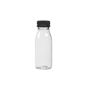 Plastenka PET 0,2 l d=38 mm z črnim pokrovom [100 kos/pak]