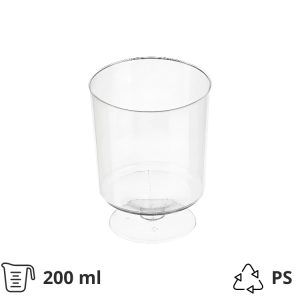Kozarec za vino PS 200 ml pozoren 250 kos