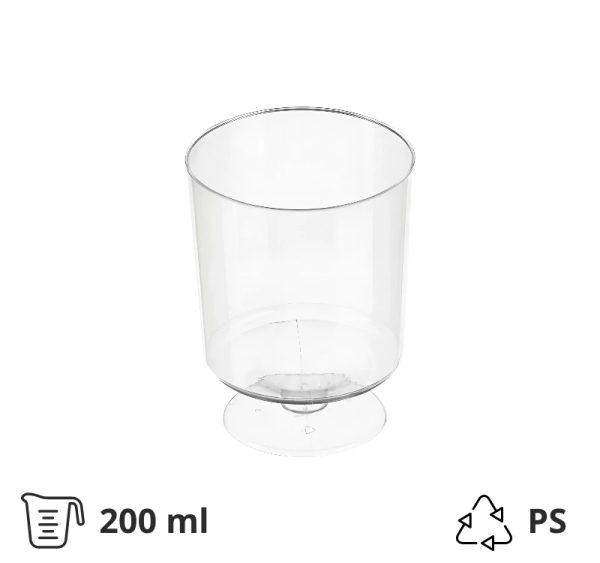 Kozarec za vino PS 200 ml pozoren 250 kos