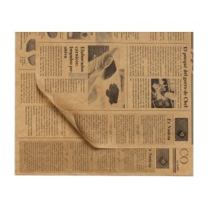 Ovojni papir za hamburger 290×300 mm kraft časopis 500 kos