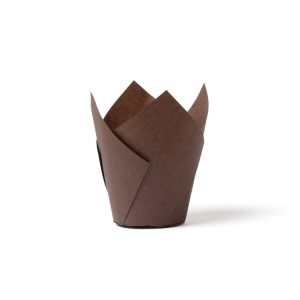Papirčki za muffine TULIP 150×150 rjava