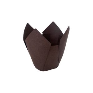 Papirčki za muffine TULIP 150×150 rjava