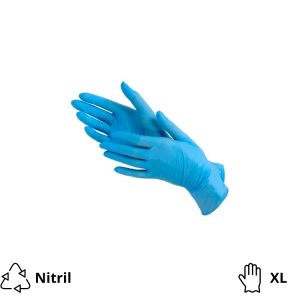 Rokavice nitril brez pudra 100 kos/pak modra XL