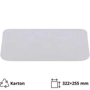 Pokrov za alu posodice 3180 ml 322×255 mm 100 kos