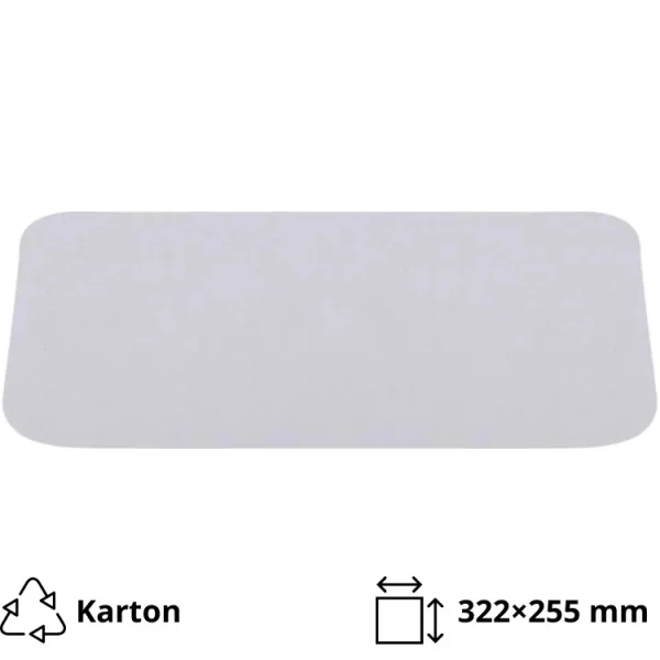 Pokrov za alu posodice 3180 ml 322×255 mm 100 kos