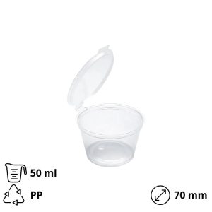 Posodica za omako z pokrovom PP 30 ml 200 kos