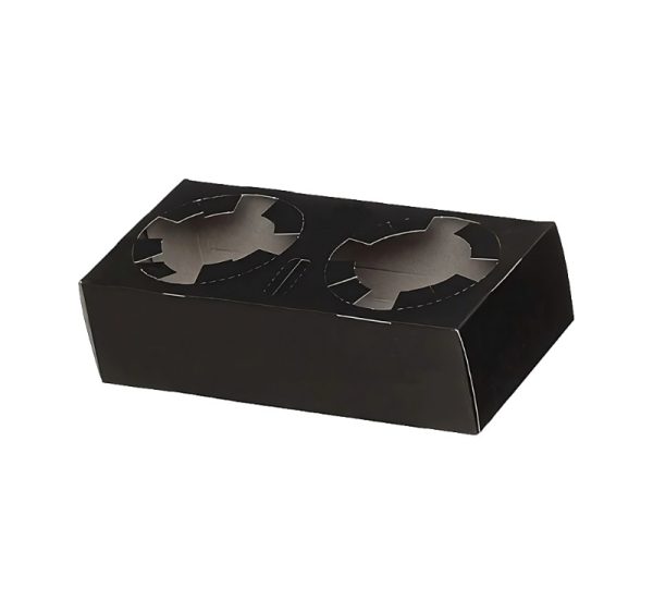 Držalo za 2 kozarca 19x10x4.5 cm črna 50 kos