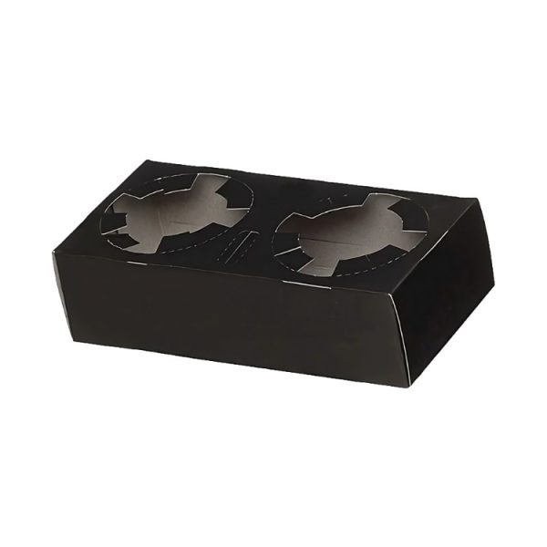 Držalo za 2 kozarca 19x10x4.5 cm črna 50 kos